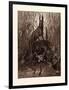 The Hare and the Frogs-Gustave Dore-Framed Premium Giclee Print