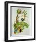 The Hare and the Tortoise, from 'Fables' by Jean De La Fontaine (1621-95)-Gaston Gelibert-Framed Premium Giclee Print