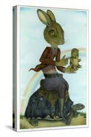 The Hare and the Tortoise-Wayne Anderson-Stretched Canvas