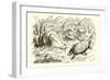 The Hare and the Tortoise-Ernest Henry Griset-Framed Giclee Print