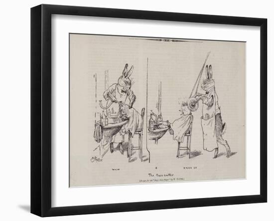 The Hare Cutter-null-Framed Giclee Print