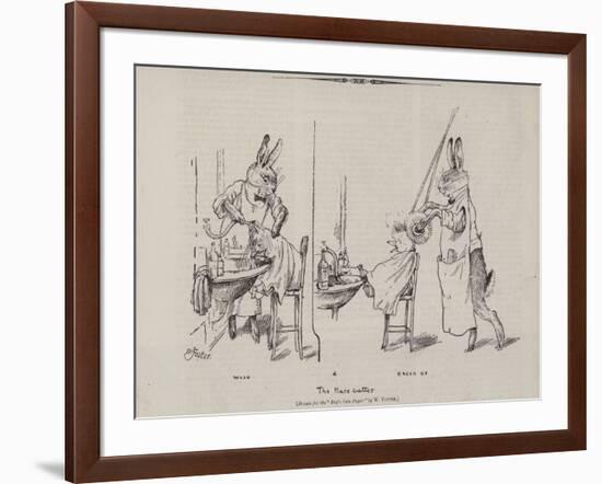 The Hare Cutter-null-Framed Giclee Print