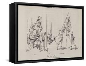 The Hare Cutter-null-Framed Stretched Canvas