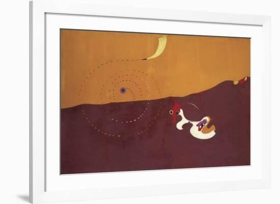 The Hare, Paysage le Lievre, Autumn 1927-Joan Miro-Framed Art Print