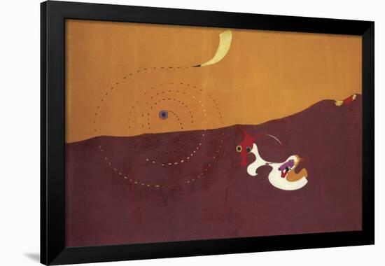 The Hare, Paysage le Lievre, Autumn 1927-Joan Miro-Framed Art Print