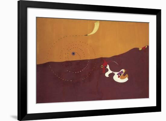 The Hare, Paysage le Lievre, Autumn 1927-Joan Miro-Framed Art Print