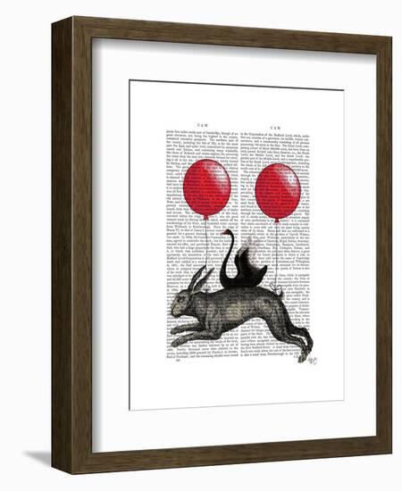 The Hare Ship-Fab Funky-Framed Art Print