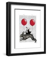 The Hare Ship-Fab Funky-Framed Art Print