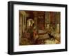 The Harem, 1876 (Oil on Panel)-John Frederick Lewis-Framed Giclee Print