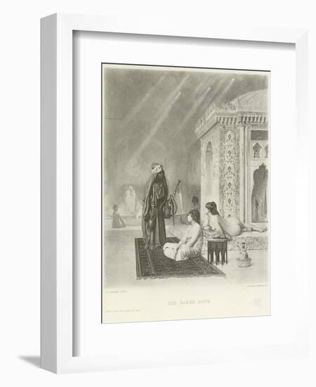 The Harem Bath-Jean Leon Gerome-Framed Giclee Print