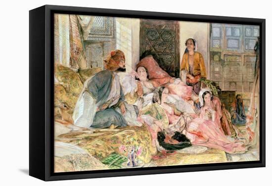 The Harem, circa 1850-John Frederick Lewis-Framed Stretched Canvas