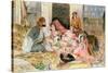 The Harem, circa 1850-John Frederick Lewis-Stretched Canvas