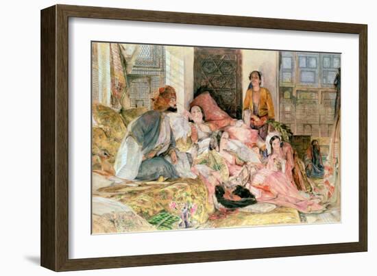 The Harem, circa 1850-John Frederick Lewis-Framed Giclee Print