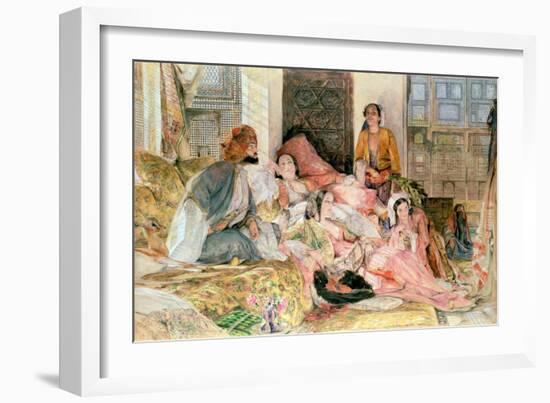 The Harem, circa 1850-John Frederick Lewis-Framed Giclee Print