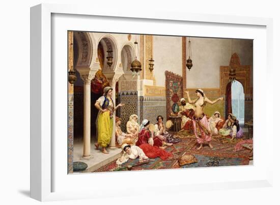 The Harem Dance-Giulio Rosati-Framed Giclee Print