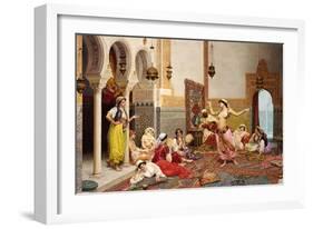 The Harem Dance-Giulio Rosati-Framed Giclee Print