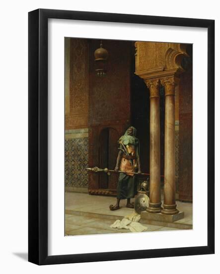 The Harem Guard-Ludwig Deutsch-Framed Giclee Print