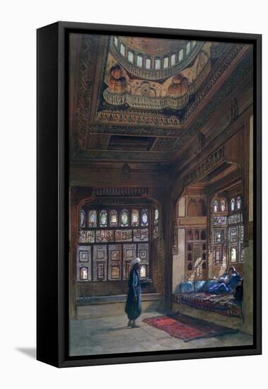The Harem of Sheikh Sadat, Cairo, 1870-Frank Dillon-Framed Stretched Canvas