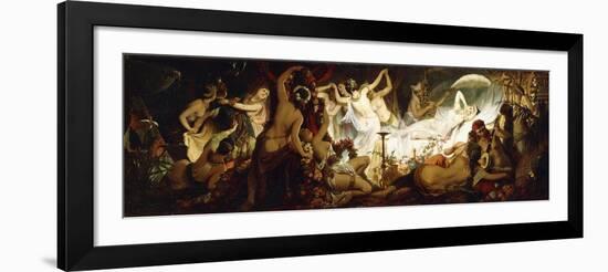 The Harem-Hans Makart-Framed Giclee Print