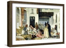 The Harem-John Frederick Lewis-Framed Giclee Print