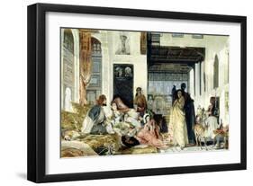 The Harem-John Frederick Lewis-Framed Giclee Print