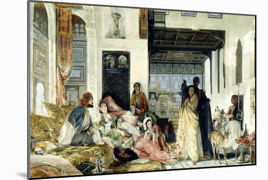 The Harem-John Frederick Lewis-Mounted Giclee Print