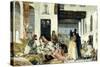 The Harem-John Frederick Lewis-Stretched Canvas