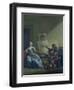 The Harlequin Painter, circa 1742-Giovanni Domenico Ferretti-Framed Giclee Print