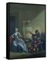 The Harlequin Painter, circa 1742-Giovanni Domenico Ferretti-Framed Stretched Canvas