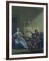 The Harlequin Painter, circa 1742-Giovanni Domenico Ferretti-Framed Giclee Print