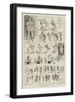 The Harlequinade at Drury Lane Theatre-Phil May-Framed Giclee Print