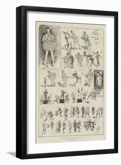 The Harlequinade at Drury Lane Theatre-Phil May-Framed Giclee Print