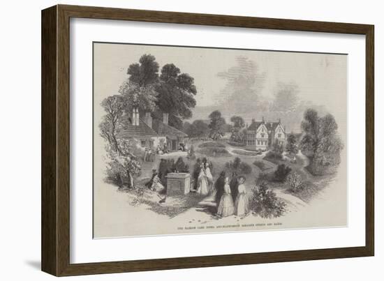 The Harlow Carr Hotel and Sulphureous Alkaline Springs and Baths-Myles Birket Foster-Framed Giclee Print