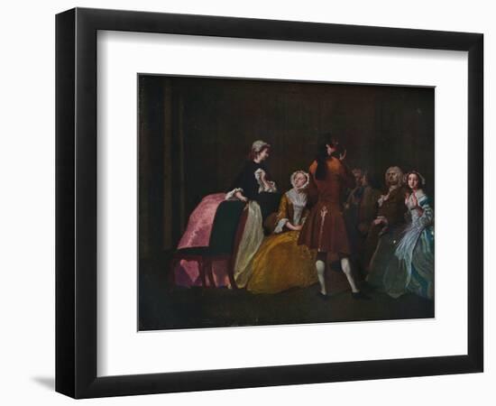 'The Harlowe Family, from Samuel Richardson's Clarissa', c1745-Joseph Highmore-Framed Giclee Print