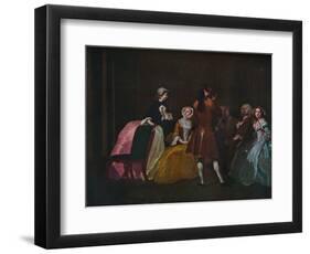 'The Harlowe Family, from Samuel Richardson's Clarissa', c1745-Joseph Highmore-Framed Giclee Print