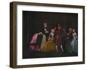 'The Harlowe Family, from Samuel Richardson's Clarissa', c1745-Joseph Highmore-Framed Giclee Print