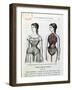 The Harmful Effects of the Corset, Illustration from "La Vie Normale Et La Sante"-null-Framed Giclee Print