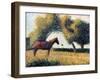 The Harnessed Horse, 1883-Georges Seurat-Framed Giclee Print