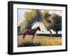 The Harnessed Horse, 1883-Georges Seurat-Framed Giclee Print