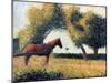 The Harnessed Horse, 1883-Georges Seurat-Mounted Giclee Print