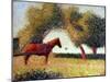The Harnessed Horse, 1883-Georges Seurat-Mounted Giclee Print