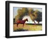 The Harnessed Horse, 1883-Georges Seurat-Framed Giclee Print