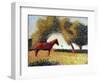 The Harnessed Horse, 1883-Georges Seurat-Framed Giclee Print