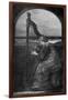 The Harp Player, 1900-Agnes Slott-Moller-Framed Giclee Print