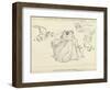 The Harpies Going to Seize the Daughters of Pandarus-John Flaxman-Framed Premium Giclee Print