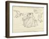 The Harpies Going to Seize the Daughters of Pandarus-John Flaxman-Framed Giclee Print