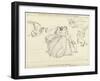 The Harpies Going to Seize the Daughters of Pandarus-John Flaxman-Framed Giclee Print