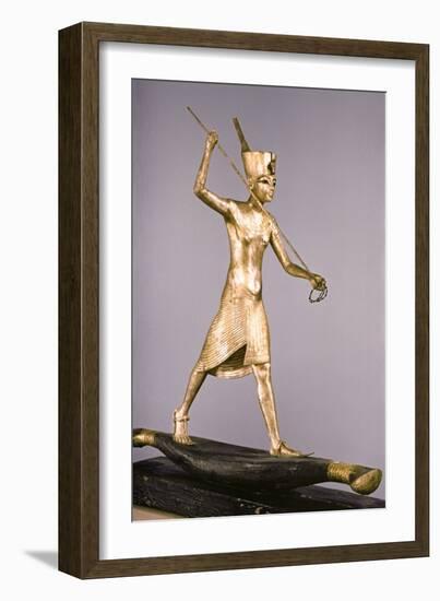 The Harpooner, from the Treasures of Tutankhamun, 1340 BC-null-Framed Giclee Print