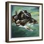 The Harrier Jump Jet Joins the Navy-Wilf Hardy-Framed Giclee Print