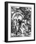 The Harrowing of Hell or Christ in Limbo, from the Large Passion, 1510-Albrecht Dürer-Framed Giclee Print